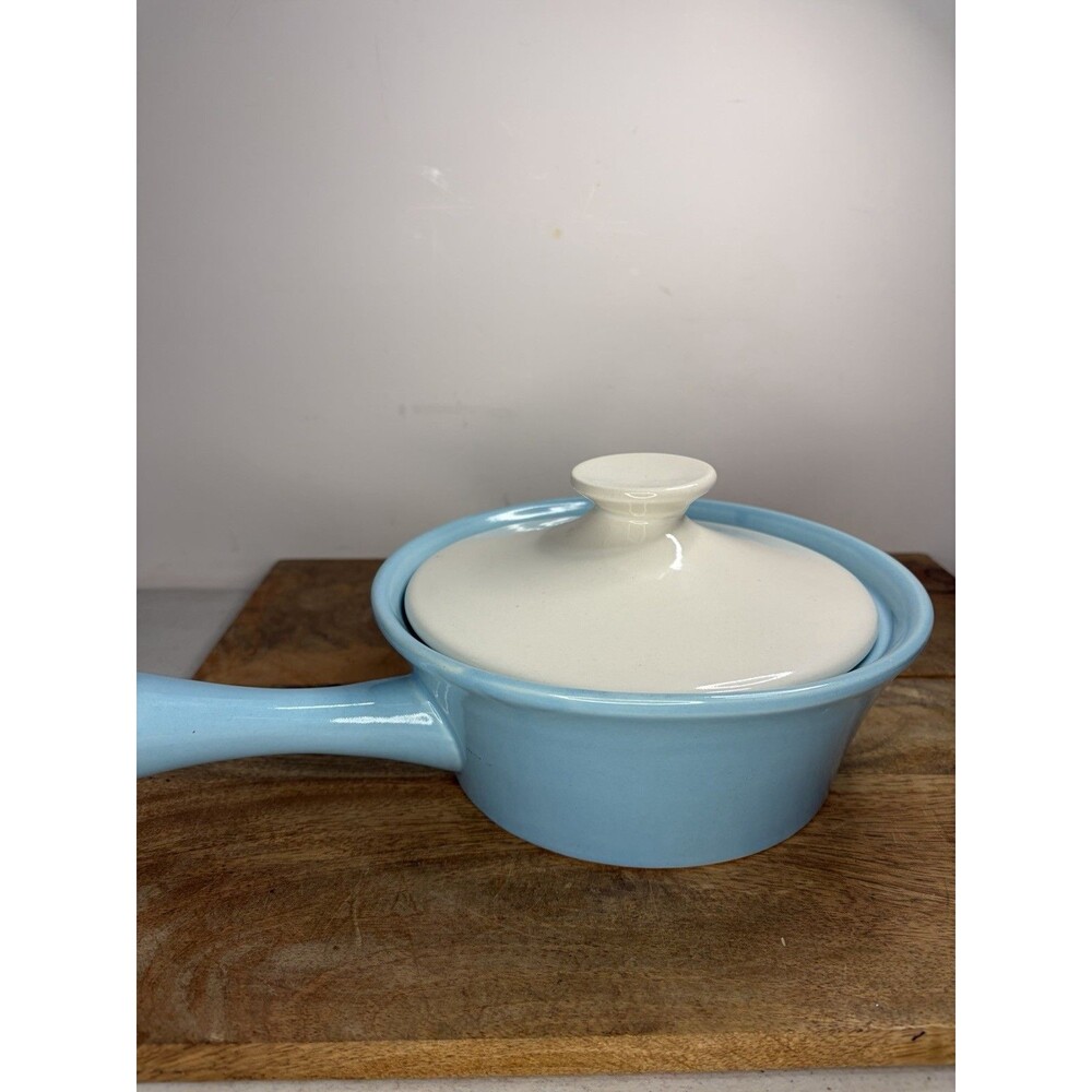 Cameron Clay Scandia Line Oven Proof USA 1 Qt Covered French Casserole Mint